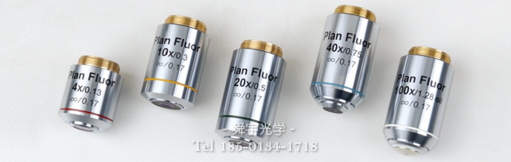 PLAN-FLUOR 系列无限远平场半复消荧光物镜